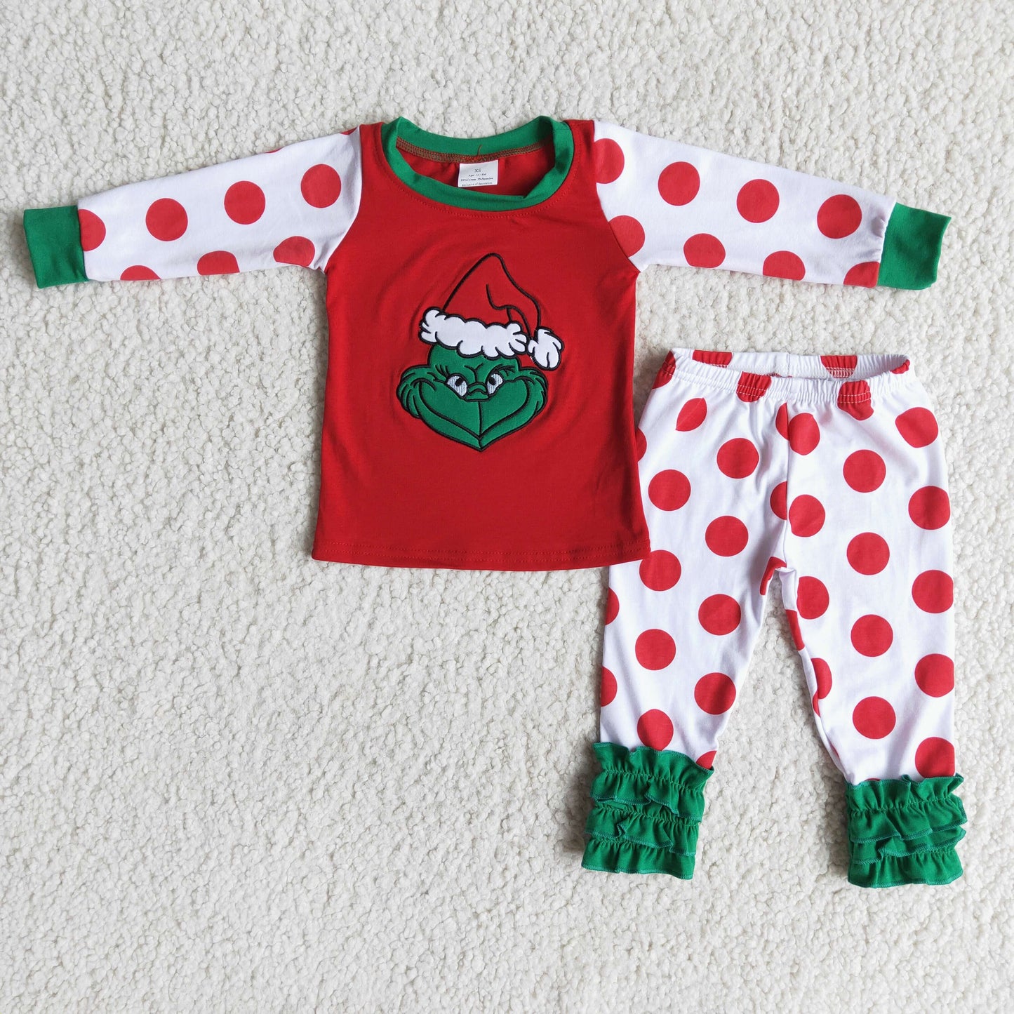 Promotion Baby Girls Boys Chrismtas Pajama Outfit