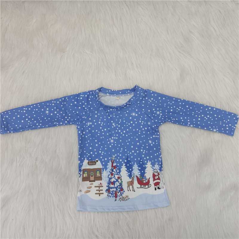 Kids Boys Christmas Long Sleeve T-shirt