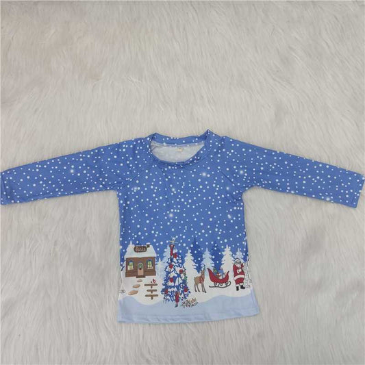 Kids Boys Christmas Long Sleeve T-shirt