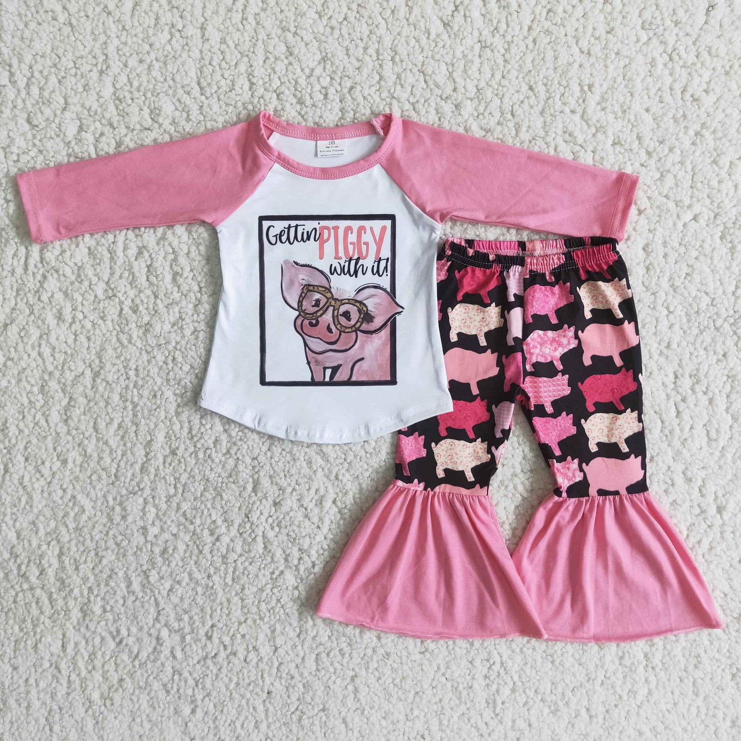 Pink Pig Set 6 A10-17