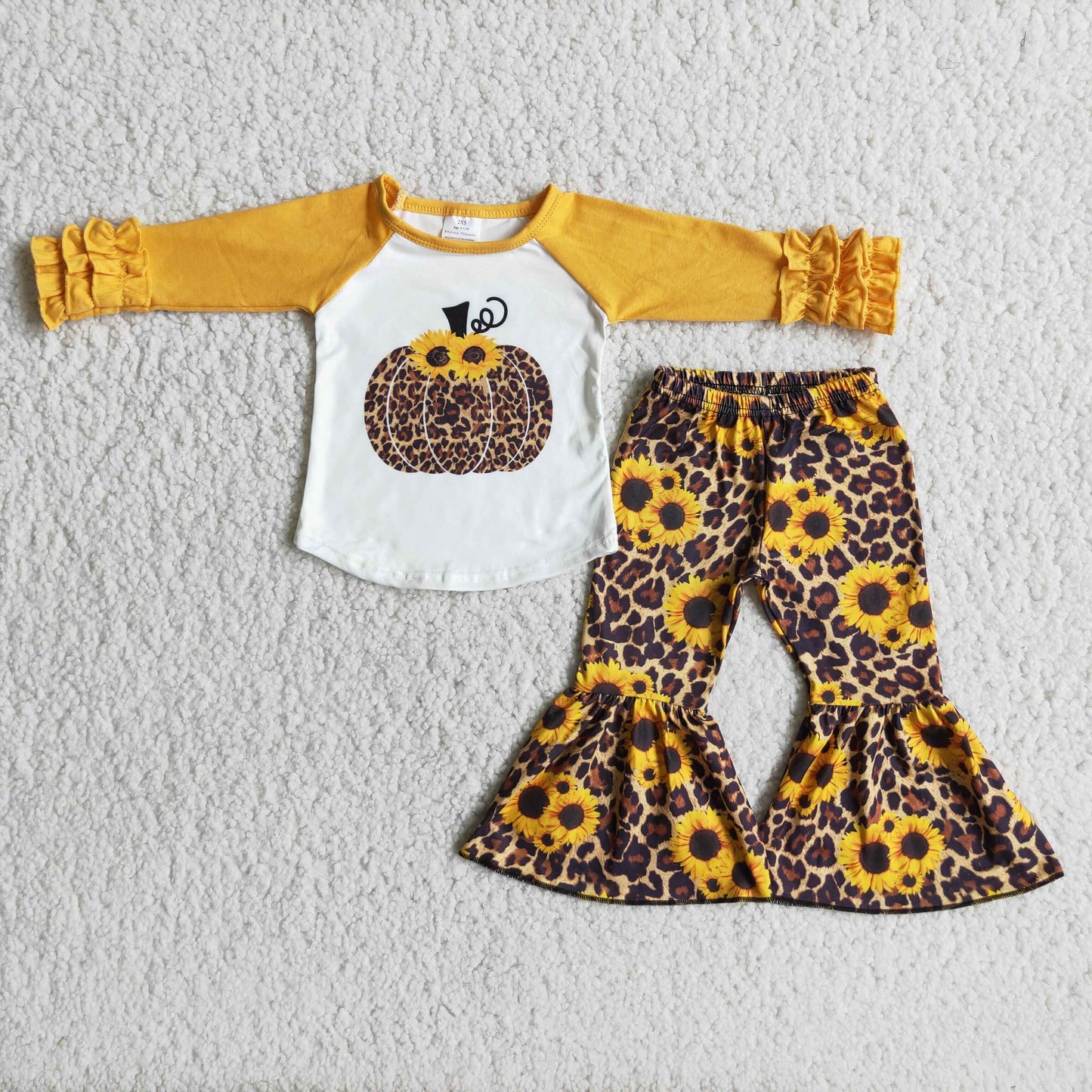 Kids Girls Fall Pumpkin Outfit $2.99