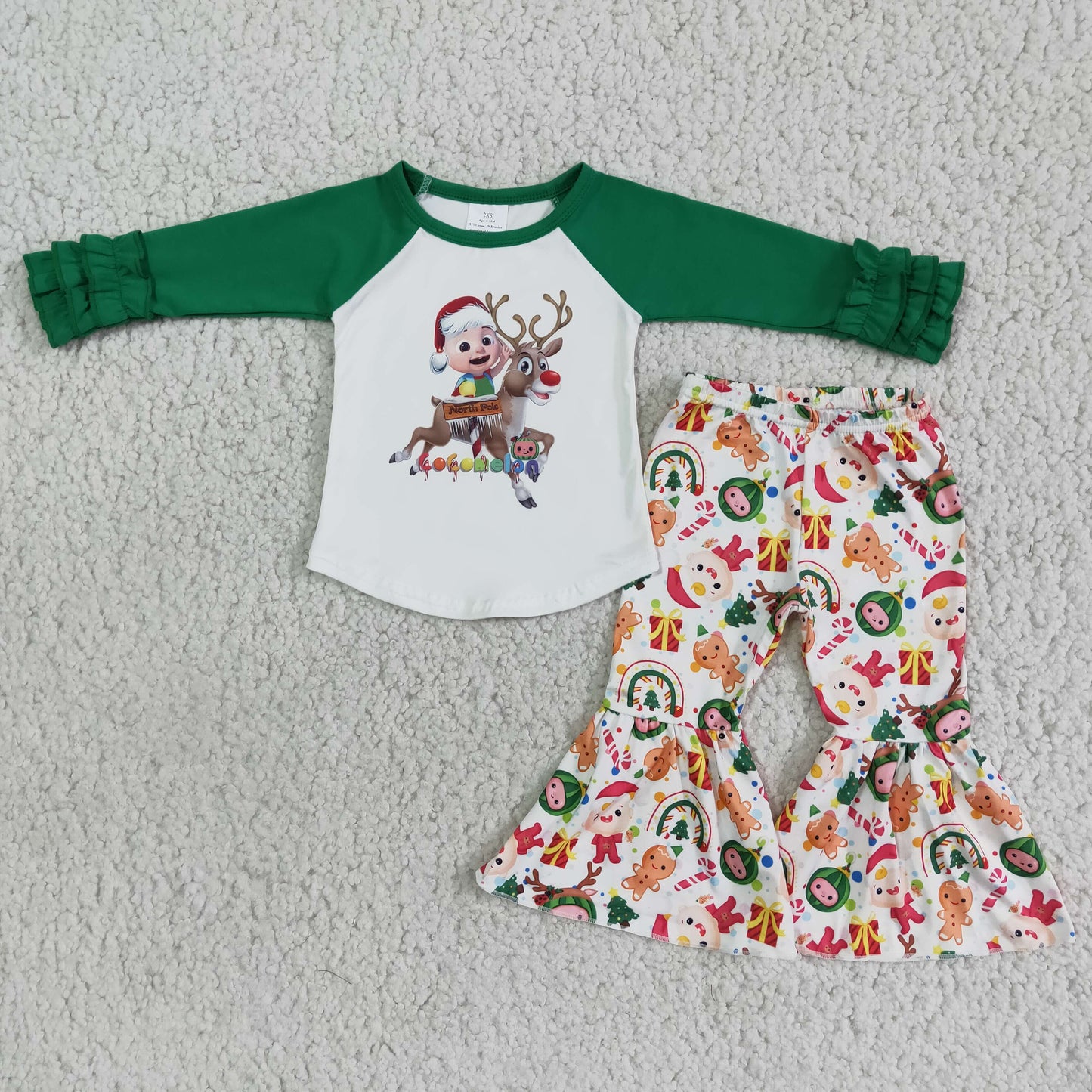 6 A18-20 Baby Girls Christmas Outfit