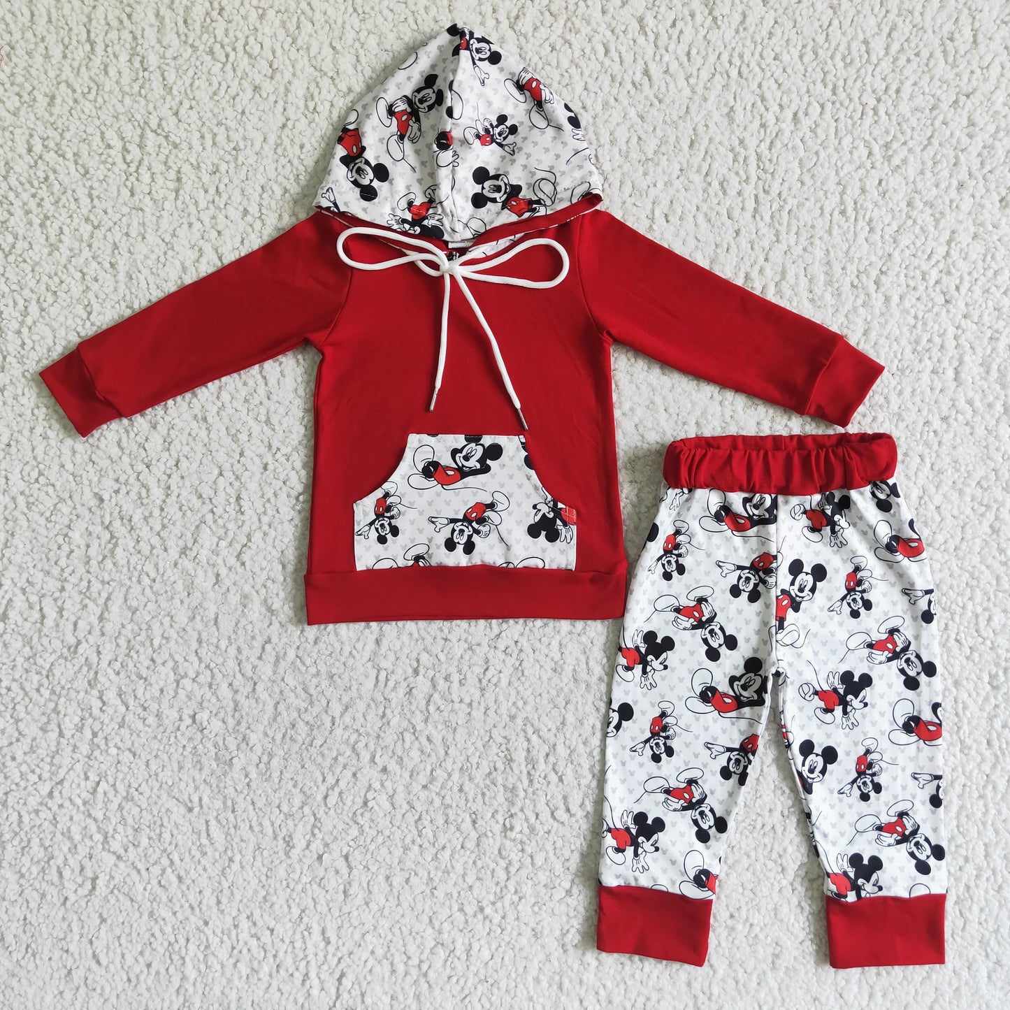 Baby Boys Cartoon Hoodie Top Pants Outfit On Sale