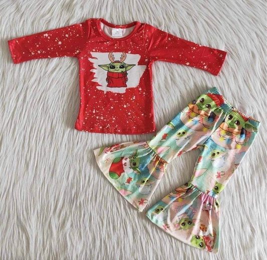 6 A33-27 babyGirls Christmas Cartoon Outfit  $2.99