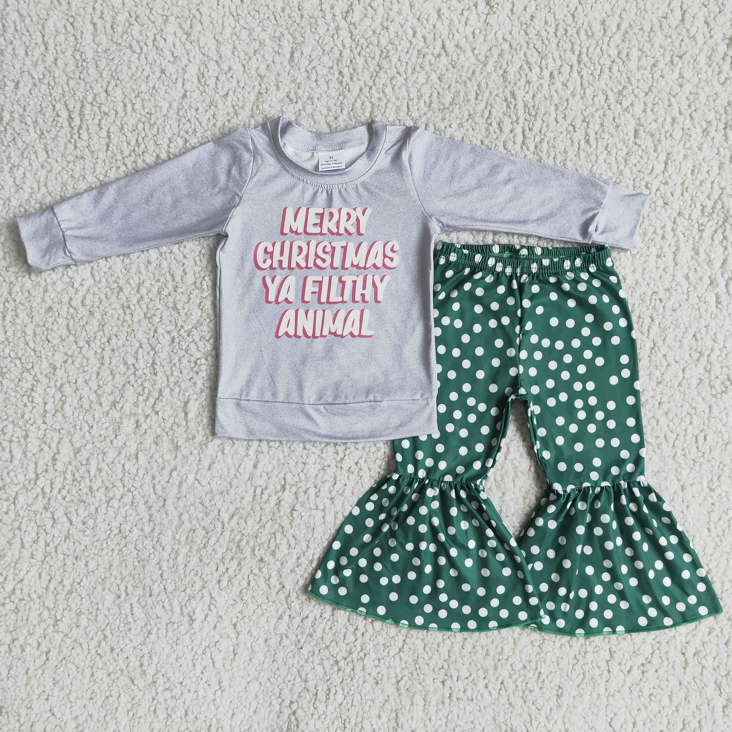 Promotion Baby Girls Boys Chrismtas Outfit