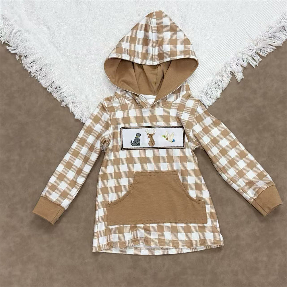 Baby Brother Sister Sibling Hunting Life Long Sleeve Hoodie Top