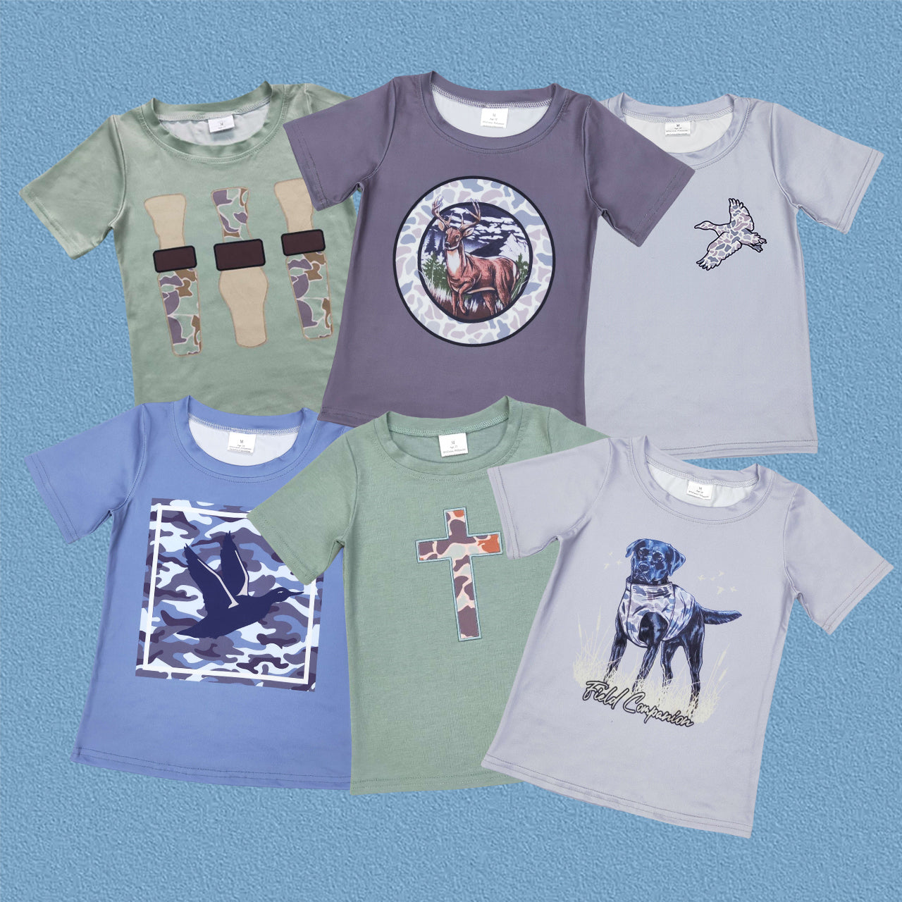 Baby Boys Sibling  Hunting Camo T-shirt Top