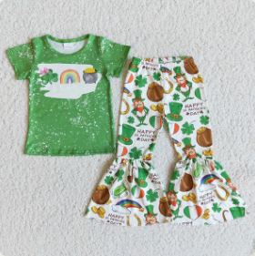 St. Patrick Rainbow Clovers Set