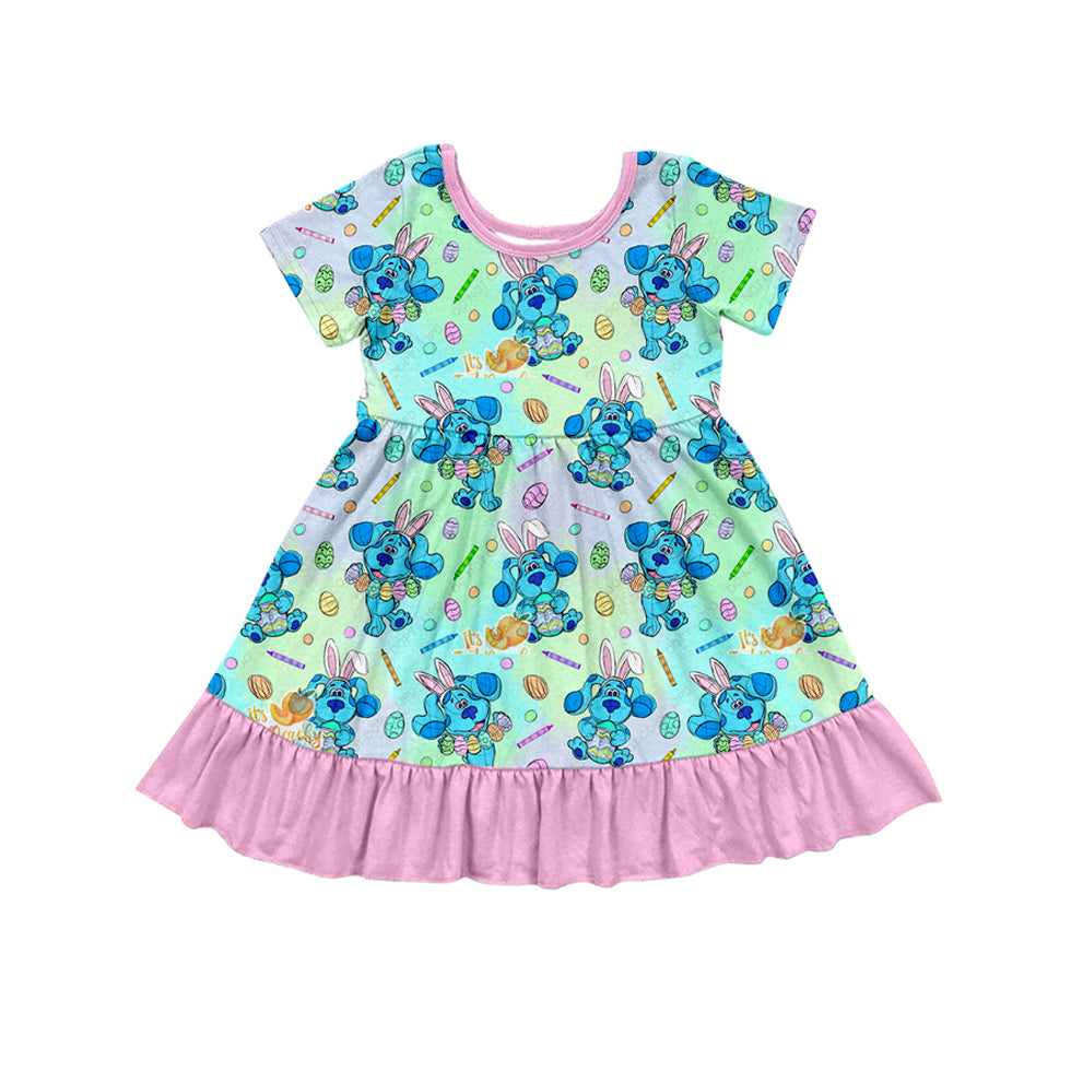 Baby Girls Easter Cartoon Dress 5 MOQ Preorder