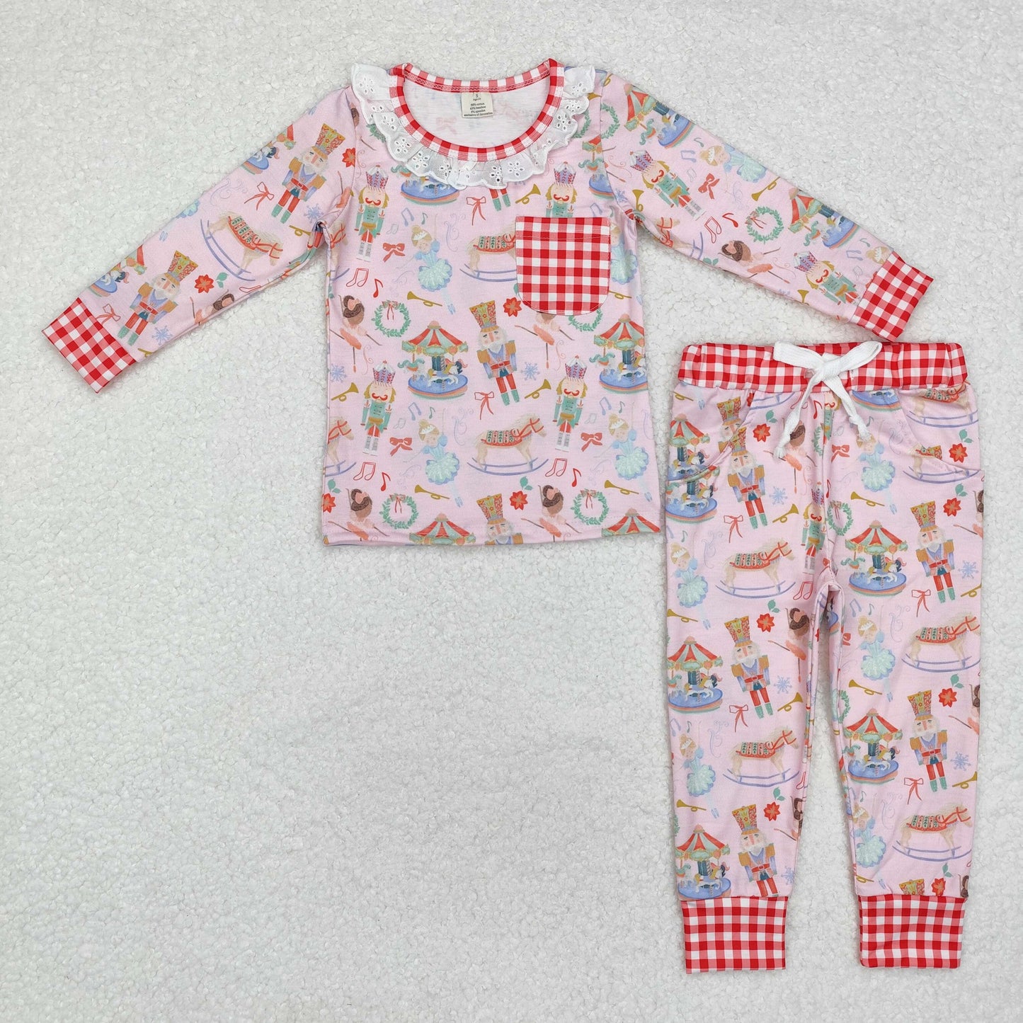 Baby Girls Christmas Soldier Pajama Set