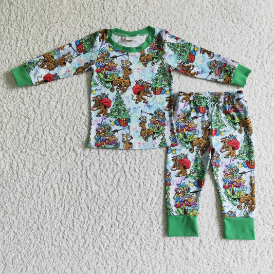 Baby Boys Sleep Wear Christmas Pajama Set