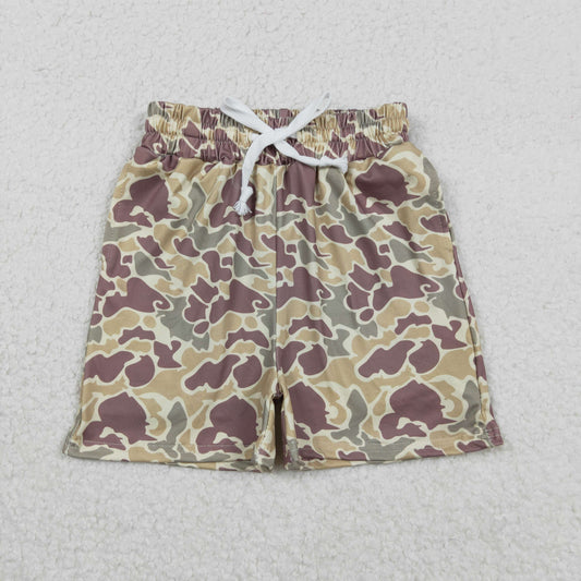 SS0696 Baby Boys  khaki Camo Shorts