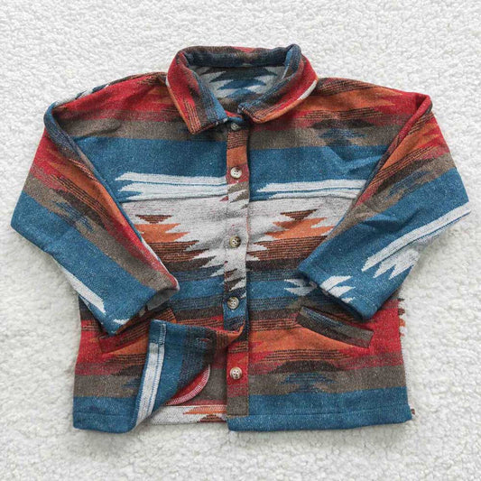 BT0232 USA Shop Baby Kids Western Aztec Jackets Cardigans