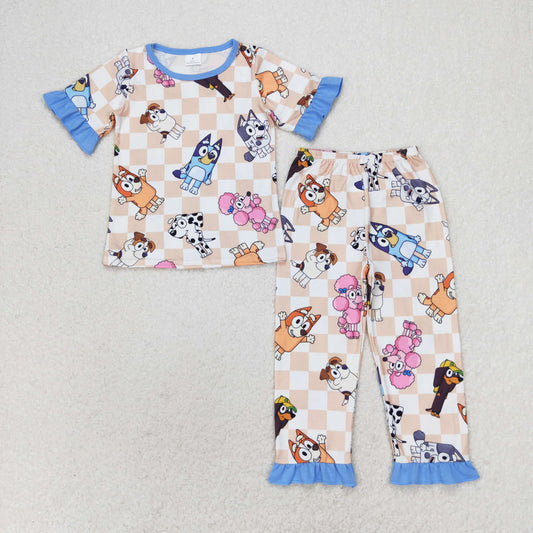 Infant Girls Cartoon Dog Pajama Set