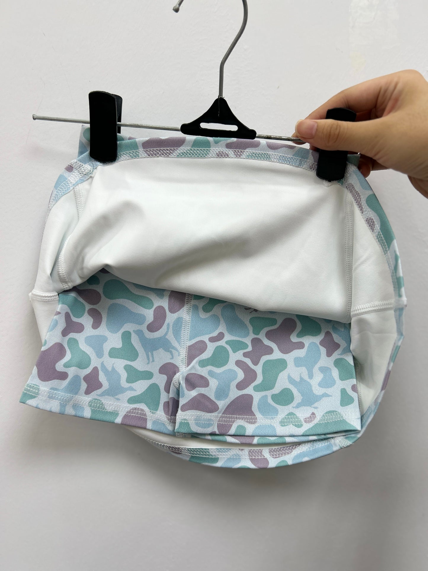 Kids Sibling Actice Wear Girls Hunting Camo Yoga Skort