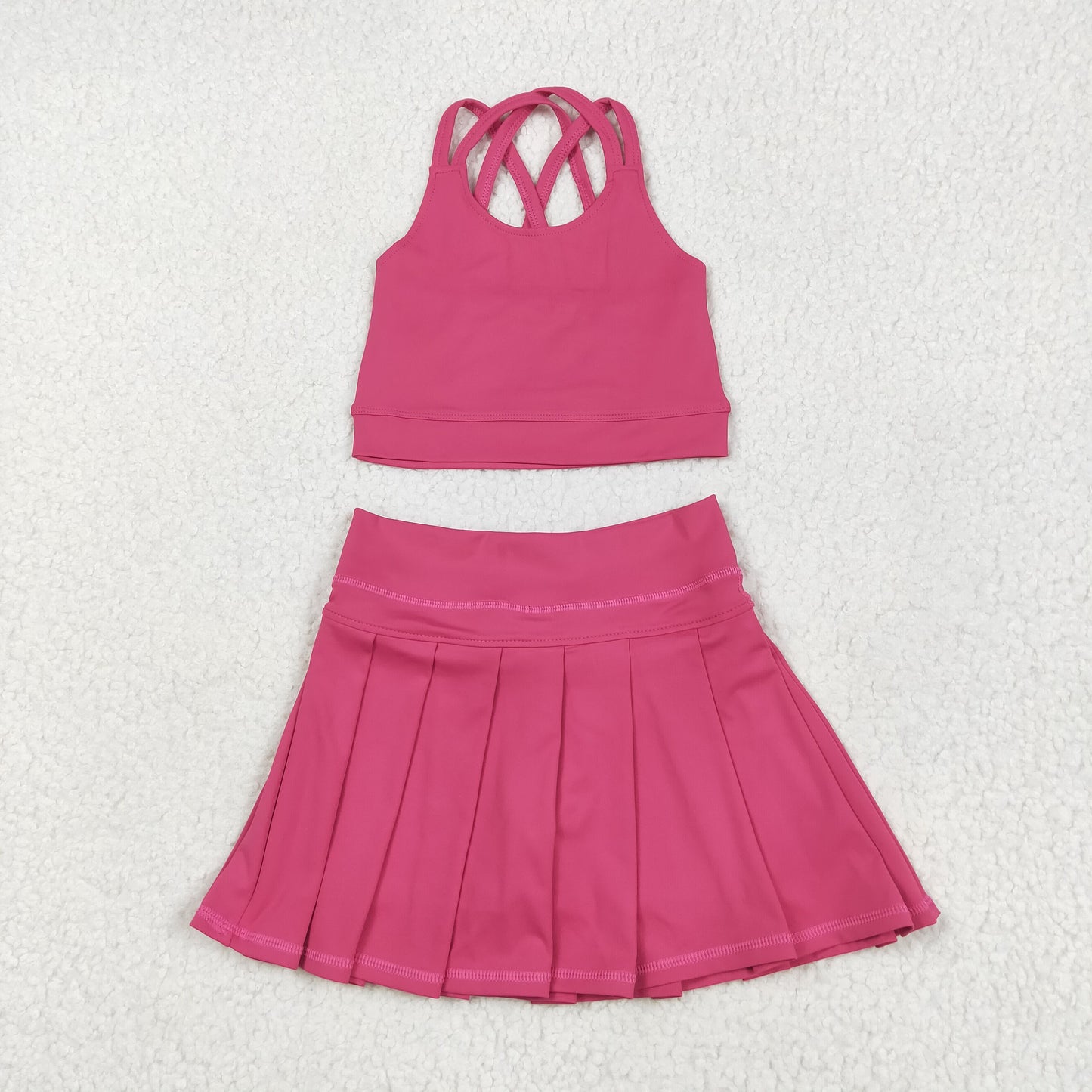 Baby Girls Athletic  Sleeveless Active  Skort Set