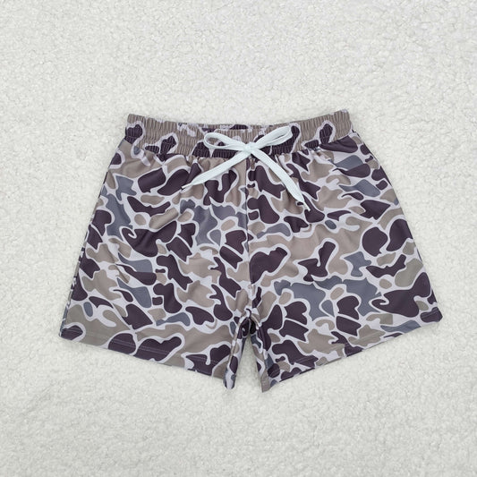 SS0079 Boys Camo Print swimming trunks