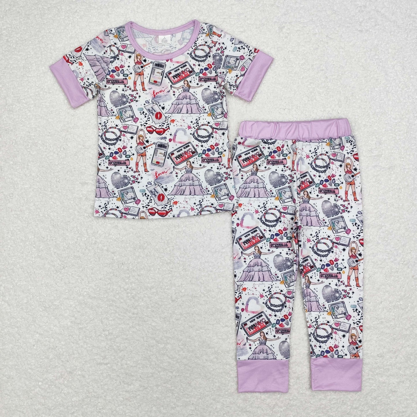 GSPO1656 Baby Girls TS Singer Pajama Set Preorder