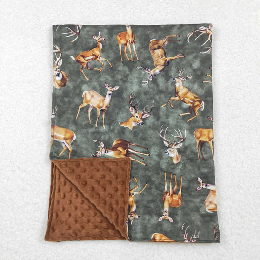 BL0168 Baby Boys Hunting Deer Blanket