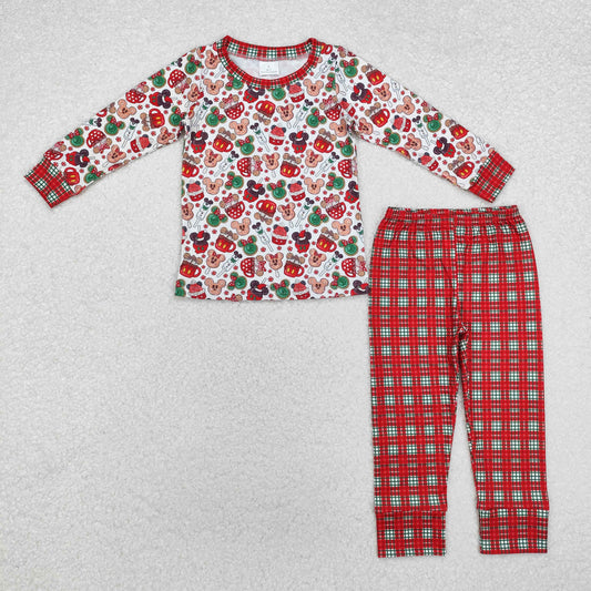 Christmas Cartoon Cake Pajama Set Baby Boys