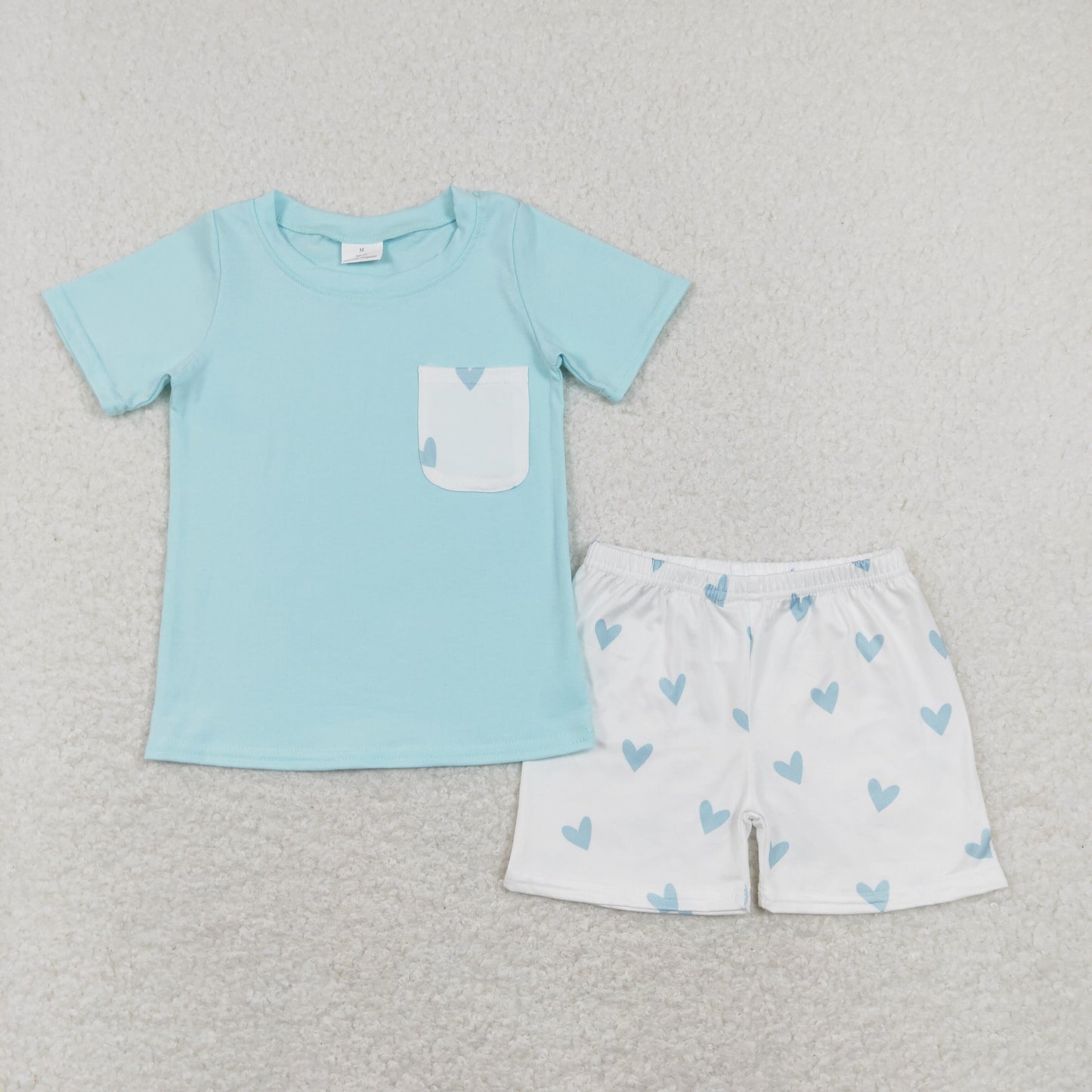 Toddler Baby Boys Sibling Summer Shorts Outfit With Pocket