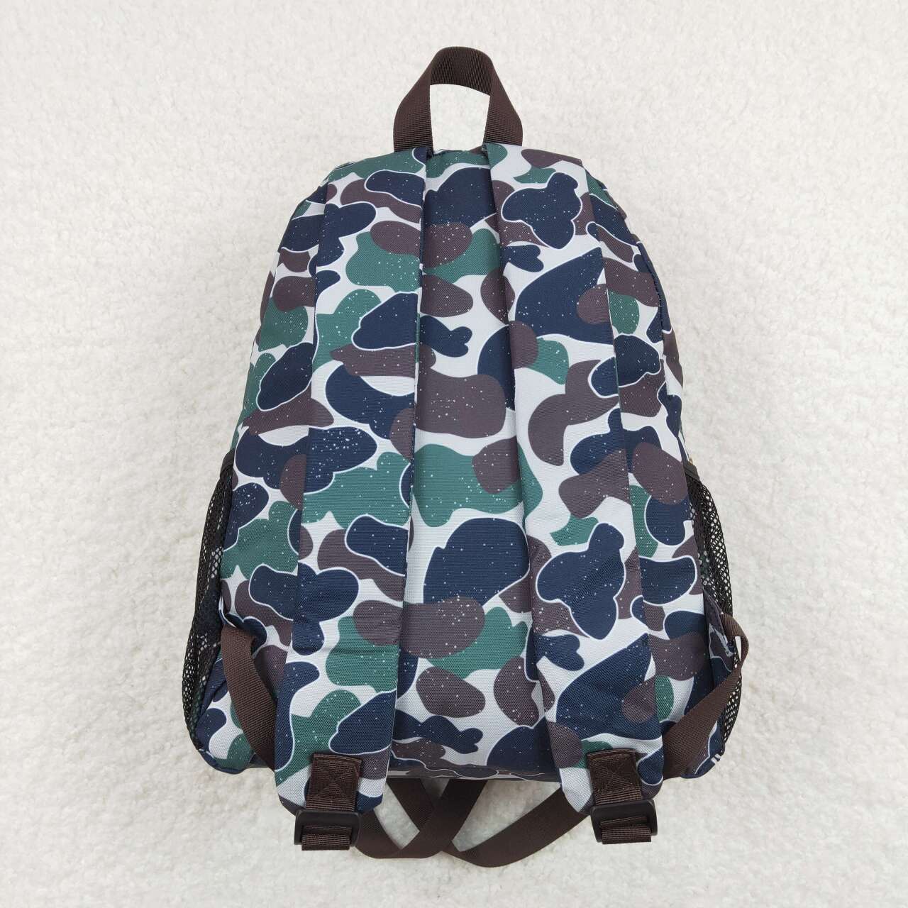 BA0162 Kids Baby Boys Camo Backpack School Bag