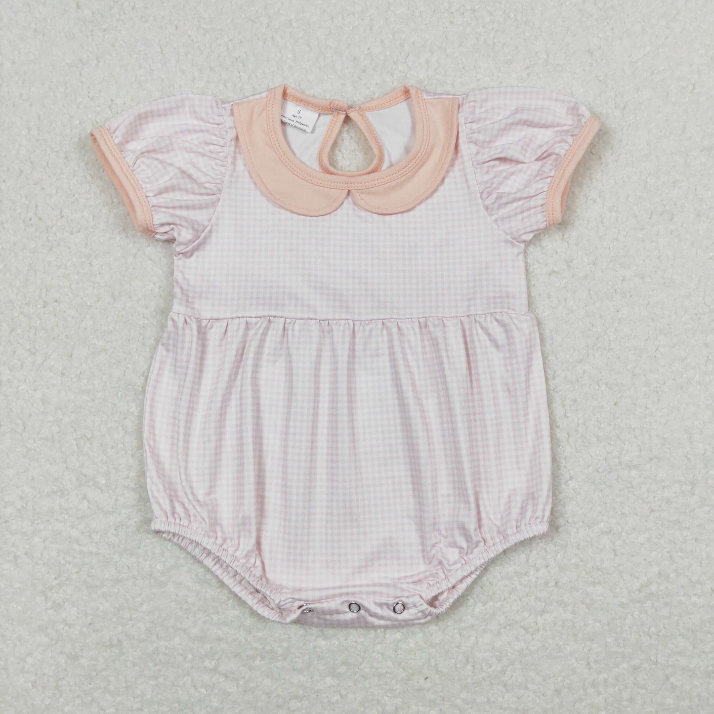 Newborn Baby Girls Easter Pink Romper