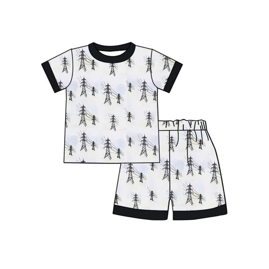 Lineman short sleeves kids boys pajamas Deadline :17 th 21