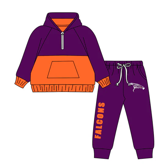 Preorder 5 MOQ Kids Sport Football Team Falcons Matching Clothing