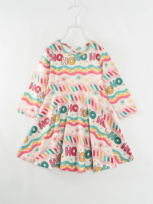 Baby Girls Christmas Hoho Dress Preorder 3 MOQ