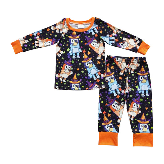 BLP0273 Boys Cartoon Dog Halloween Pajamas Set