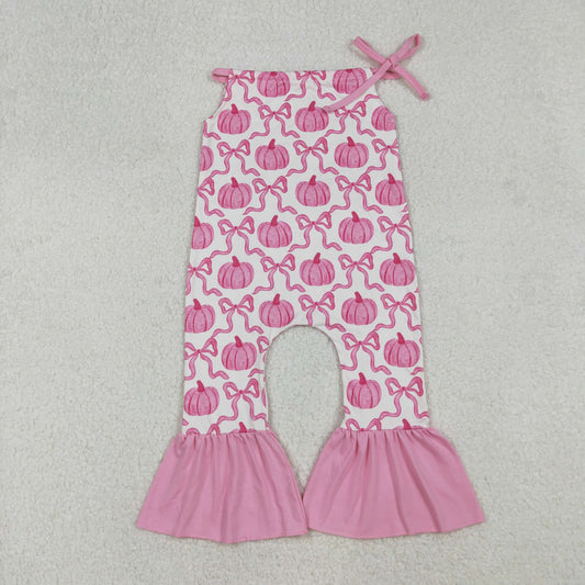SR3200 Kids Girls Pink Pumpkin Jumpsuit