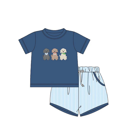 Split Preorder August  10th  Kids  boys cute dog outfit