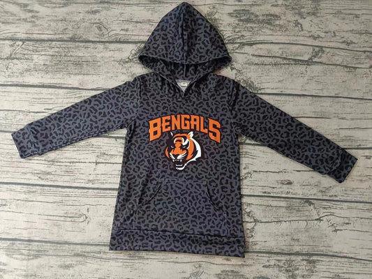 Preorder 5 MOQ Adult Team Tiger Women Leopard Hooded Tops