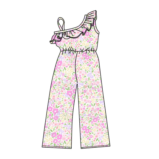 3 MOQ Baby Girls Pretty Floral Jumpsuit Pre-order
