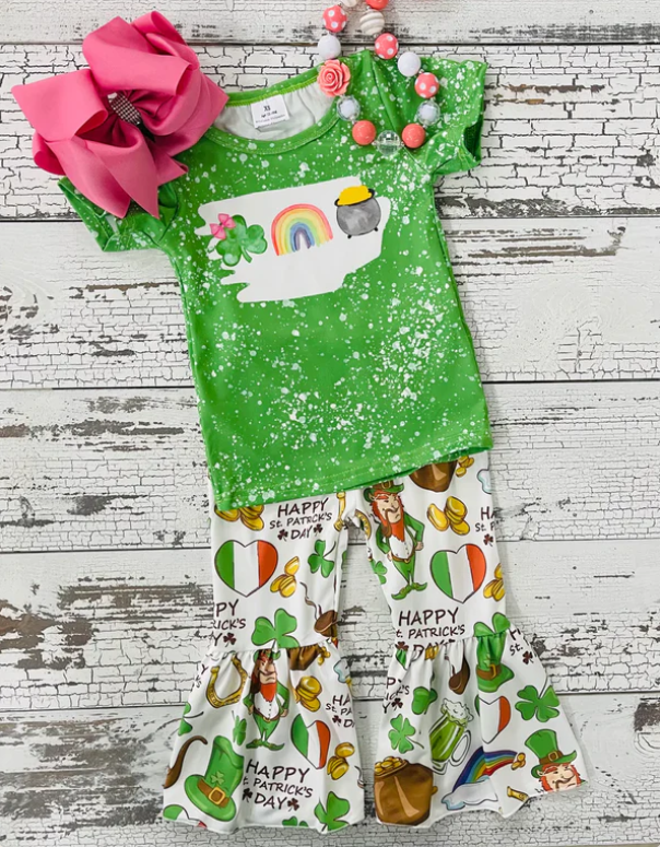 St. Patrick Rainbow Clovers Set