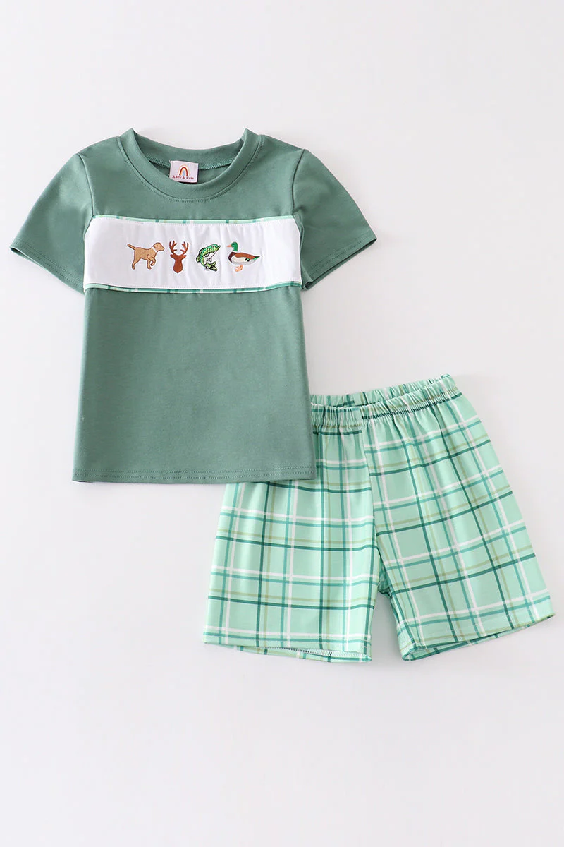 Baby Boys Mallard Shorts Set Pre-order 3 MOQ