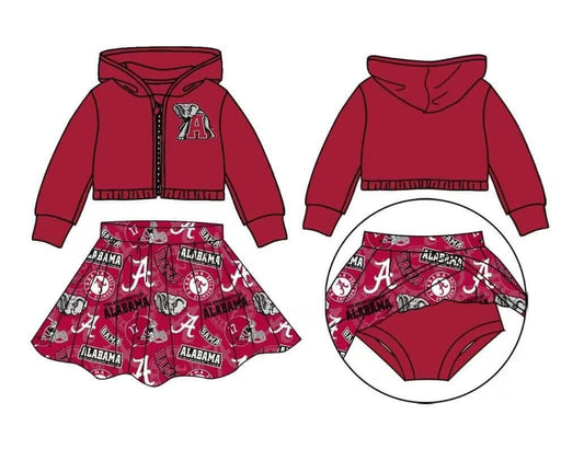 Baby Girls Sport Team Alabama Skirt Set Deadline Time :  20th October