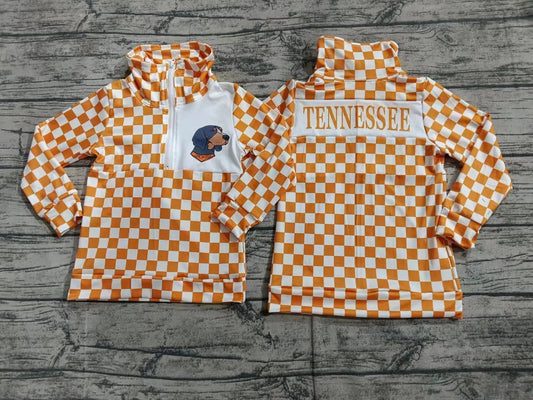 Baby Boys  Sport Team Tennessee Orange Checker Pullover Top Deadline :17 th Sept