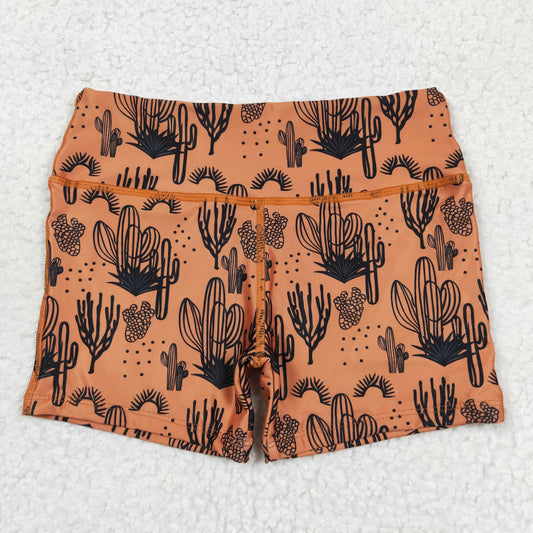 Baby Girls Western Cactus Sport Shorts