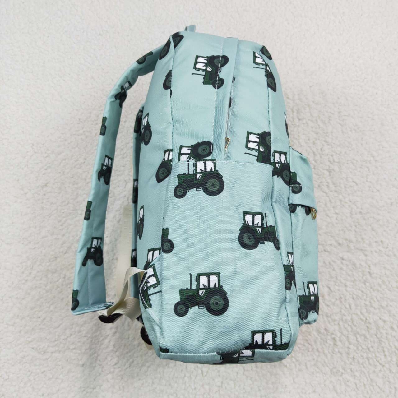 BA0121  Baby Girls Boys Blue Tractors Backpack Bag