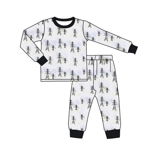 Long sleeves lineman kids boys pajamas Deadline :17 th 21