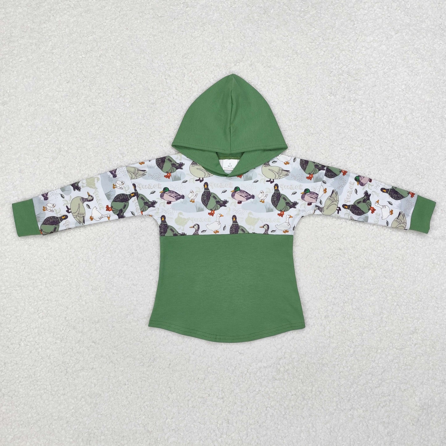 BT0357 Baby Mallard Duck Hunting Long Sleeve Hoodie top