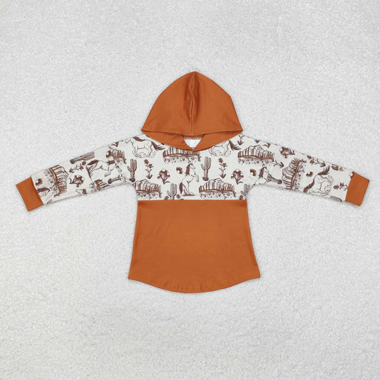 Baby Boys Wild Horse Long Sleeve Hoodie Top