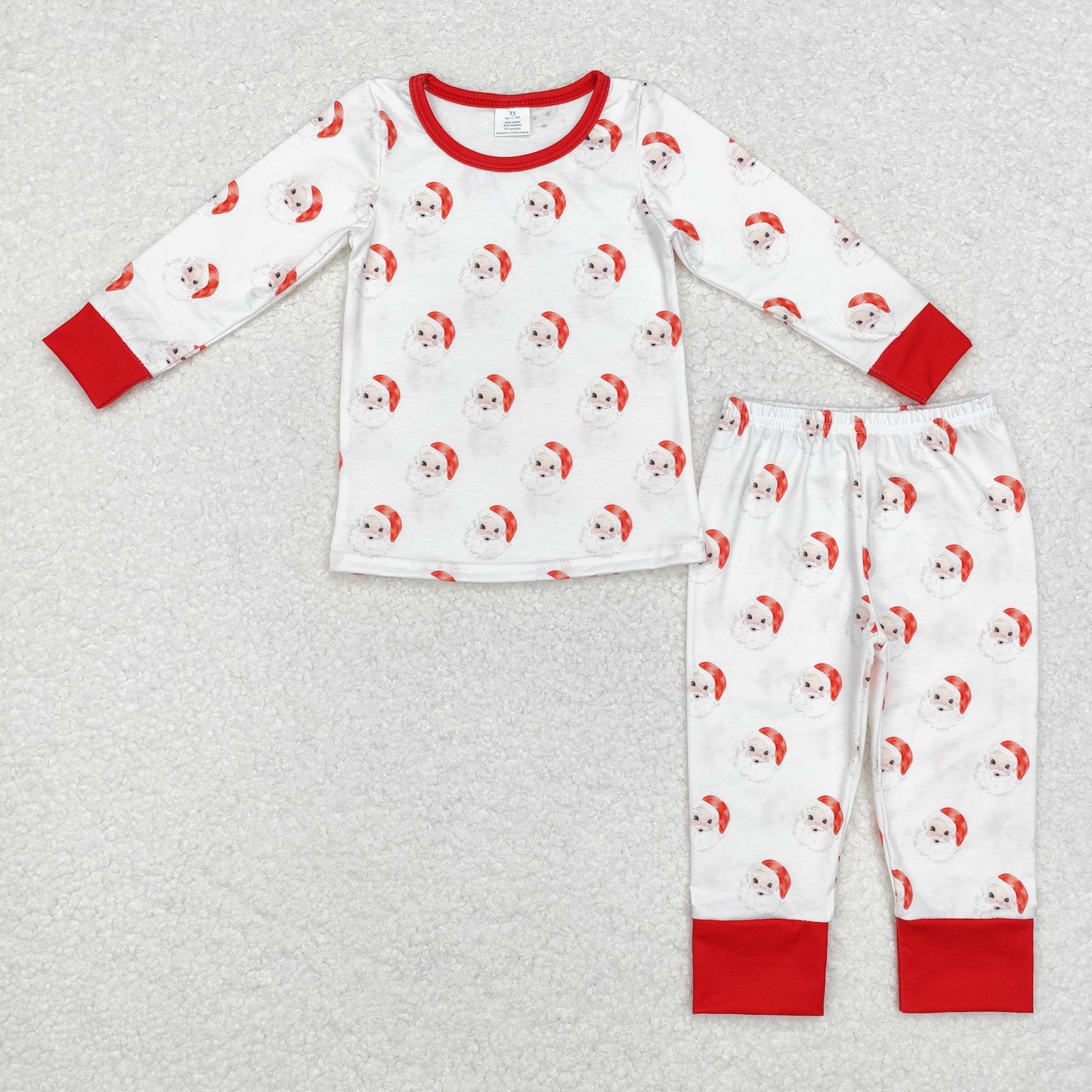 Baby Boys Christmas Santa Long Sleeve Pajama Set