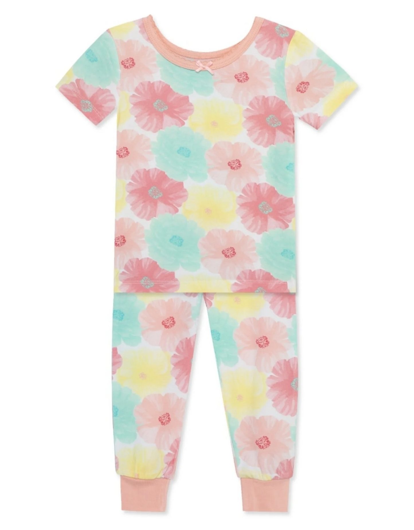 Baby Girls Flower Print Pants Pajama Set Preorder 3 MOQ