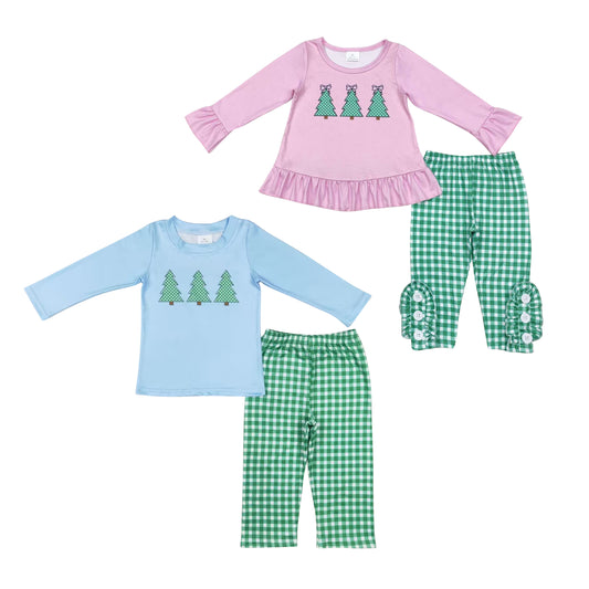 Baby Girls Christmas Trees Sibling Boys Outfits Clothes Sets