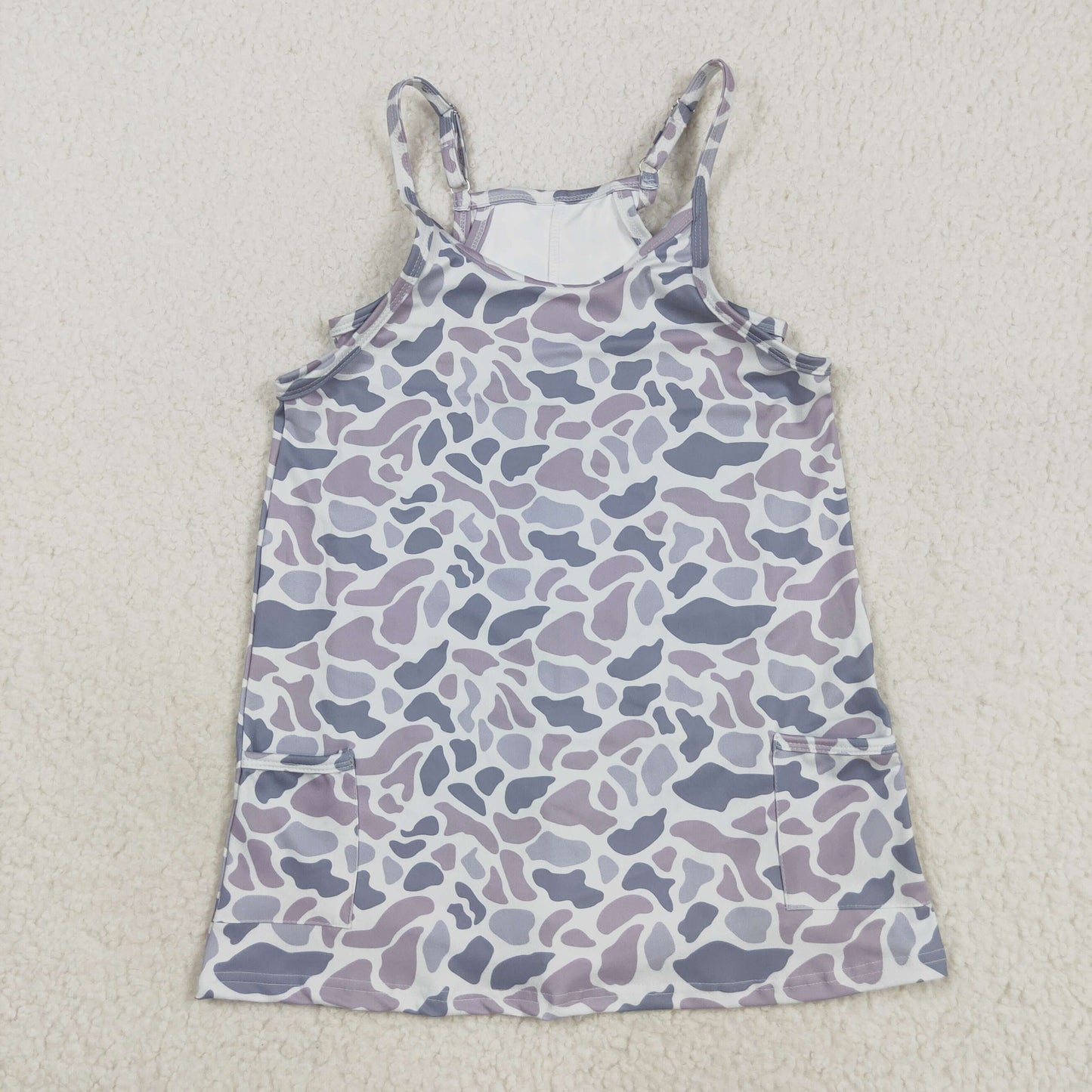 Mommy and Me Old School Camouflage Athletic Strap Dress