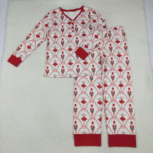 Adult Women Christmas nutcracker long sleeve pajama set