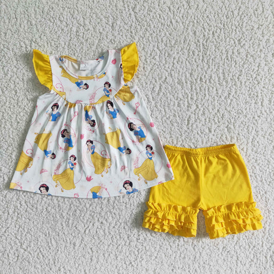 Summer Girls Snow White Princess Outfit